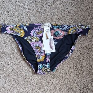 Jessica Simpson Blue and Purple Bikini with Side Ties